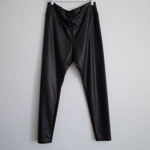 COPY - Wild Fable Faux Leather Skinny High Waist Bodycon Stretch Grunge Glam Le…